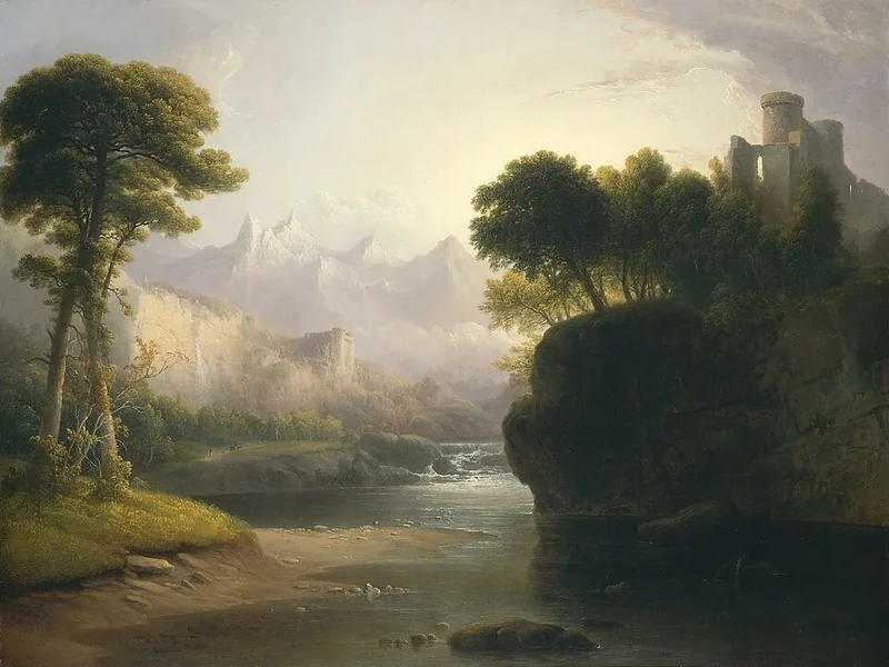 1793-Thomas Doughty - Paesaggio fantastico